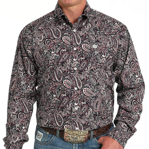 Cinch Men's Paisley Button Down Shirt MEN - Clothing - Shirts - Long Sleeve Cinch