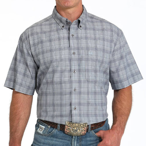 Cinch Men's Arenaflex Plaid Button Down Shirt MEN - Clothing - Shirts - Short Sleeve Cinch