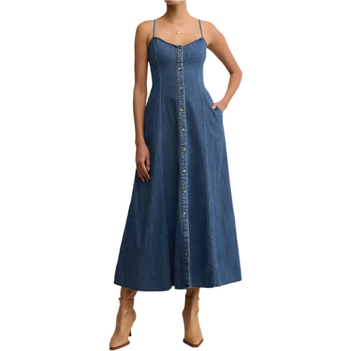 Angel Eyes Denim Midi Dress WOMEN - Clothing - Dresses Z Supply