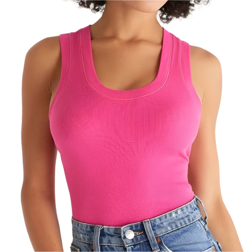 Sirena Rib Tank Top - Island Pink WOMEN - Clothing - Tops - Sleeveless Z Supply