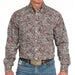 Cinch Men's Paisley Print Button Down Shirt MEN - Clothing - Shirts - Long Sleeve Cinch