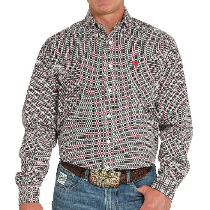 Cinch Men's Geo Print Button Down Shirt MEN - Clothing - Shirts - Long Sleeve Cinch
