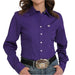 Cinch Women's Purple Button Down Shirt WOMEN - Clothing - Tops - Long Sleeved Cinch