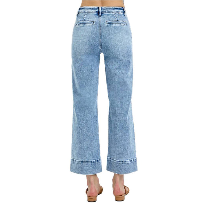 Risen High Rise Crop Wide Leg Jean WOMEN - Clothing - Jeans Risen Jeans
