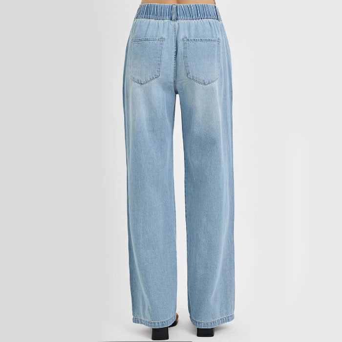 Risen High Rise Wide Baggy Ankle Jean WOMEN - Clothing - Jeans Risen Jeans