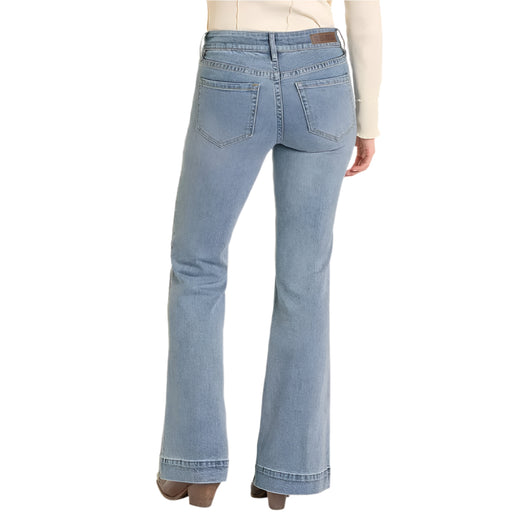 Rock & Roll Denim Women's Two Tone Mid Rise Trouser WOMEN - Clothing - Jeans Panhandle