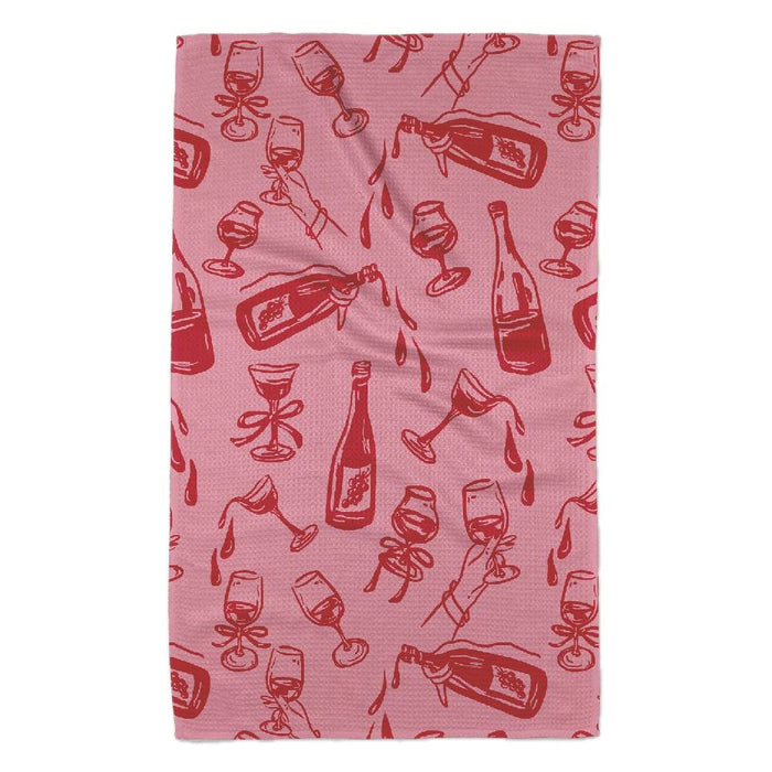 Wining and Dining Tea Towel HOME & GIFTS - Tabletop + Kitchen - Kitchen Decor Geometry