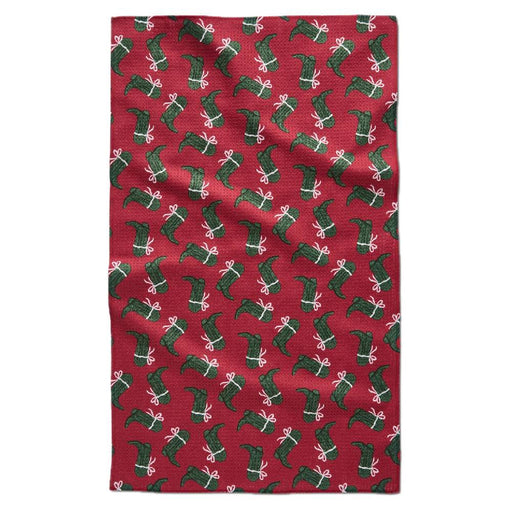 Merry Boots Tea Towel HOME & GIFTS - Tabletop + Kitchen - Kitchen Decor Geometry