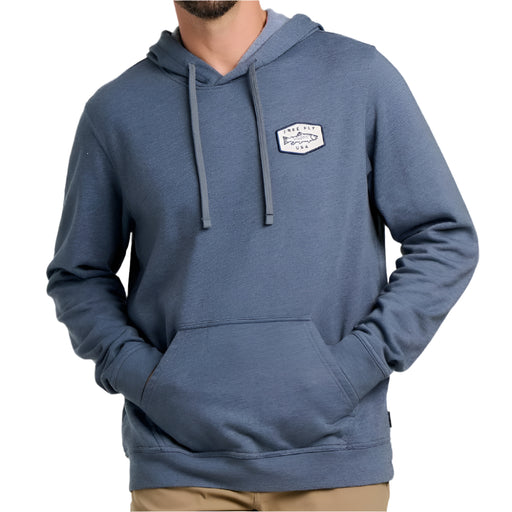Free Fly Men's Freshwater Fleece Hoodie - Heather Storm Cloud MEN - Clothing - Pullovers & Hoodies Free Fly Apparel