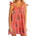 Striped Floral Mini Sun Dress WOMEN - Clothing - Dresses Rosa Clothing