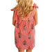 Striped Floral Mini Sun Dress WOMEN - Clothing - Dresses Rosa Clothing