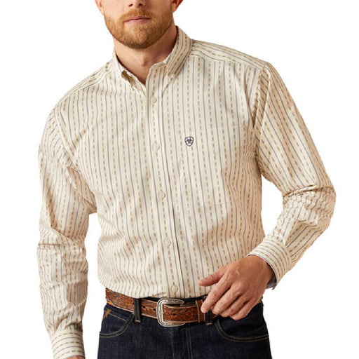 Ariat Men's Randall Classic Stripe Print Button Down Shirt MEN - Clothing - Shirts - Long Sleeve Ariat Clothing