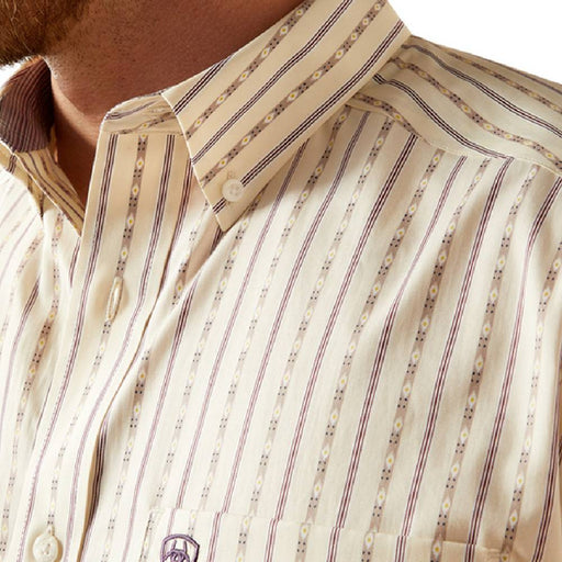 Ariat Men's Randall Classic Stripe Print Button Down Shirt MEN - Clothing - Shirts - Long Sleeve Ariat Clothing