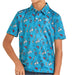 Rock & Roll Denim Boy's Conversational Western Print Polo Shirt KIDS - Boys - Clothing - Shirts - Short Sleeve Shirts Panhandle