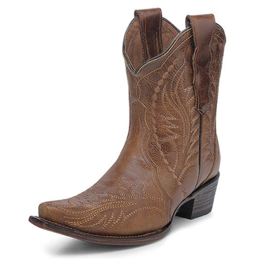 Circle G Honey Embroidery Ankle Boot WOMEN - Footwear - Boots - Booties Corral Boots