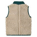 Patagonia Baby Boy's Retro X Vest - Natural/Cascade Green KIDS - Boys - Clothing - Outerwear - Vests Patagonia