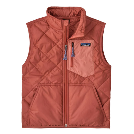 Patagonia Girl's Diamond Quilted Vest - Potters Red KIDS - Girls - Clothing - Outerwear - Vests Patagonia