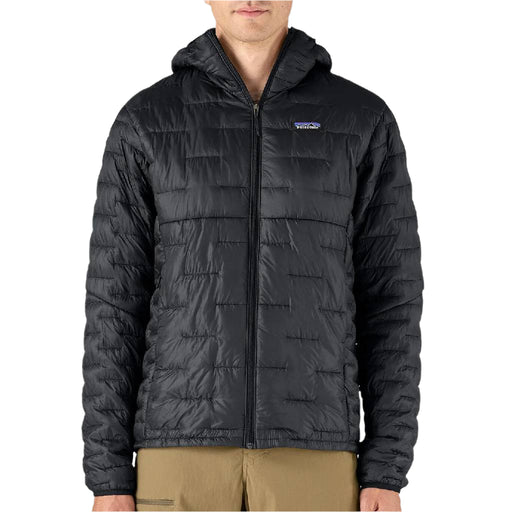 Patagonia Men's Micro Puff Hoodie - Black MEN - Clothing - Outerwear - Jackets Patagonia
