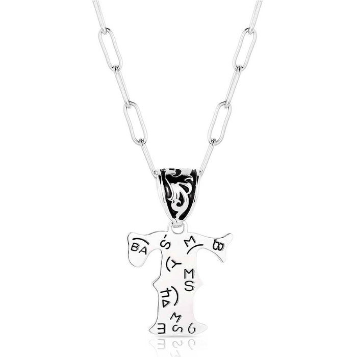 Montana Silversmiths Western Initial Necklace - T WOMEN - Accessories - Jewelry - Necklaces Montana Silversmiths