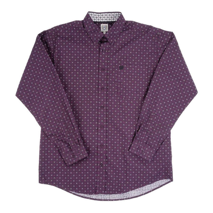 Cinch Men's Geo Print Button Down Shirt MEN - Clothing - Shirts - Long Sleeve Cinch