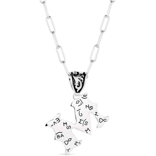 Montana Silversmiths Western Initial Necklace - M WOMEN - Accessories - Jewelry - Necklaces Montana Silversmiths