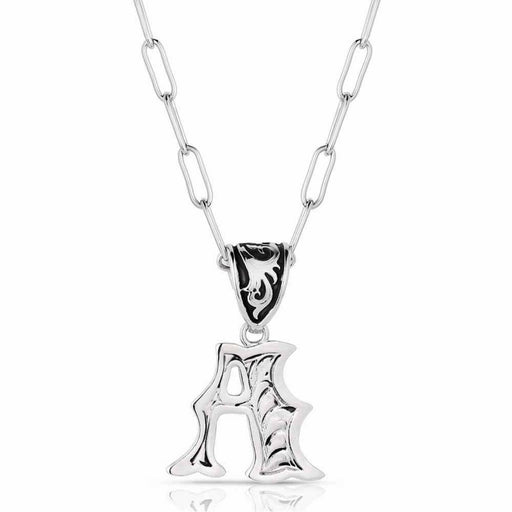 Montana Silversmiths Western Initial Necklace - A WOMEN - Accessories - Jewelry - Necklaces Montana Silversmiths