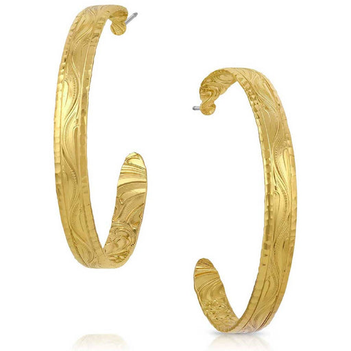 Montana Silversmith Thin Hoop Gold Earring WOMEN - Accessories - Jewelry - Earrings Montana Silversmiths