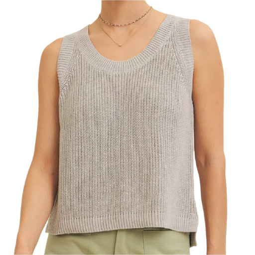 Cotton Linen Sweater Tank Top WOMEN - Clothing - Tops - Sleeveless In February