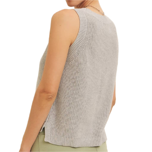 Cotton Linen Sweater Tank Top WOMEN - Clothing - Tops - Sleeveless In February
