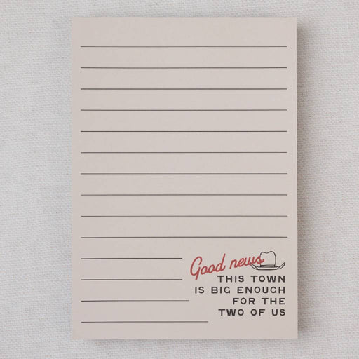 This Town is Big Enough Notepad HOME & GIFTS - Gifts Morgan Lacey Hart
