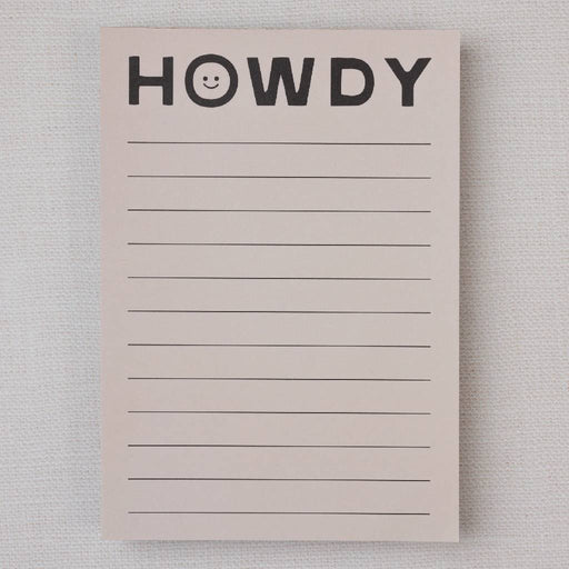 Happy Little Howdy Notepad HOME & GIFTS - Gifts Morgan Lacey Hart