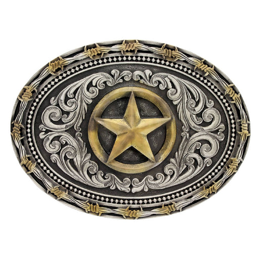 Montana Silversmiths Classic Impressions Lone Star Attitude Buckle ACCESSORIES - Additional Accessories - Buckles Montana Silversmiths