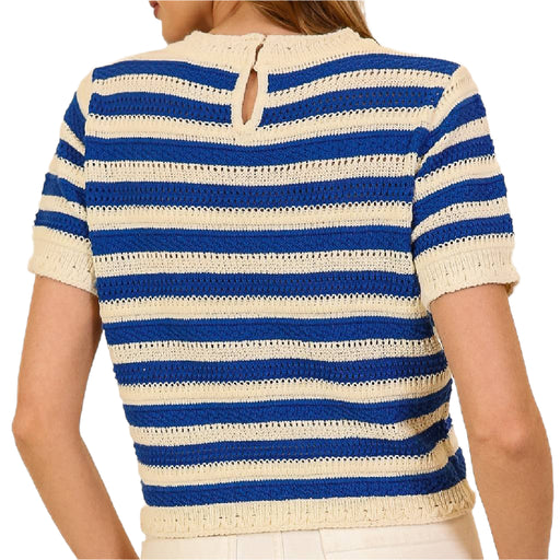 Striped Knit Sweater WOMEN - Clothing - Tops - Short Sleeved Lumiere