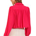 Balloon Sleeve Top - Raspberry WOMEN - Clothing - Tops - Long Sleeved Lumiere