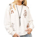 Western Motif Embroidered Sweatshirt WOMEN - Clothing - Sweaters & Cardigans Blue B
