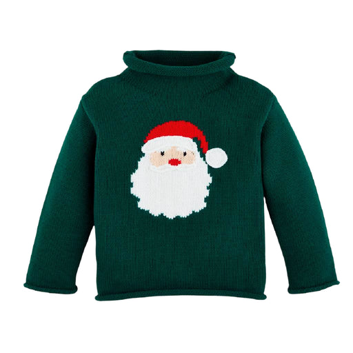 Mud Pie Toddler Boy's Rolled Neck Santa Sweater - Green KIDS - Baby - Baby Boy Clothing Mud Pie