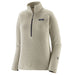 Patagonia Women's R1 Air Zip Neck Pullover - Wool White WOMEN - Clothing - Pullovers & Hoodies Patagonia