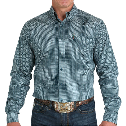 Cinch Men's Geo Print Button Down Shirt MEN - Clothing - Shirts - Long Sleeve Cinch