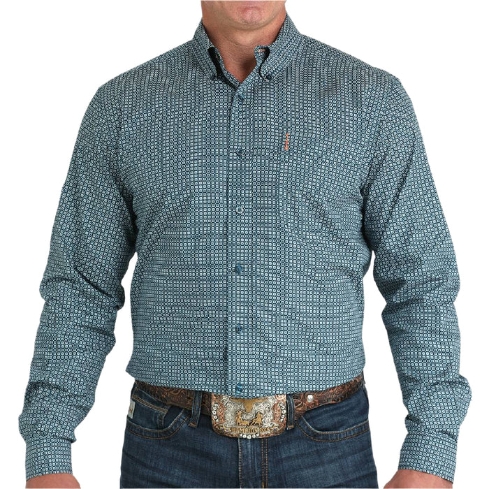 Cinch Men's Geo Print Button Down Shirt MEN - Clothing - Shirts - Long Sleeve Cinch