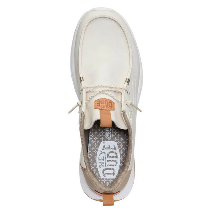 Hey Dude Wally Drift Classic - Silver Birch/White MEN - Footwear - Casual Shoes Hey Dude