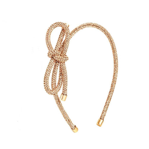 Mud Pie Gold Bow Headband WOMEN - Accessories - Hair Accessories Mud Pie