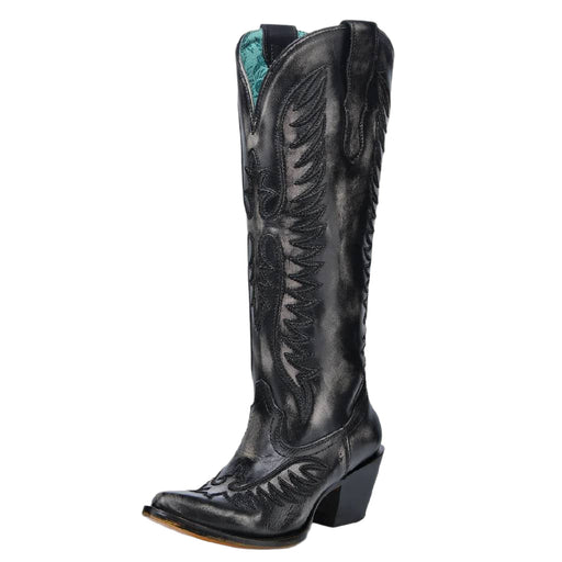Corral Women's Embroidered Blacked Bone Cowboy Boot WOMEN - Footwear - Boots - Western Boots Corral Boots