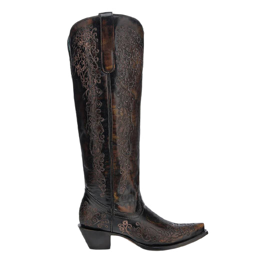 Corral Women's Floral Embroidery Tall Cowboy Boot WOMEN - Footwear - Boots - Western Boots Corral Boots