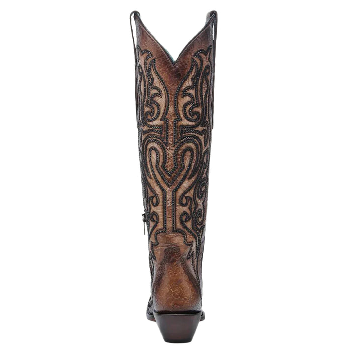 Corral Women's Embroidery/Crystal Cracked Cowboy Boot WOMEN - Footwear - Boots - Western Boots Corral Boots