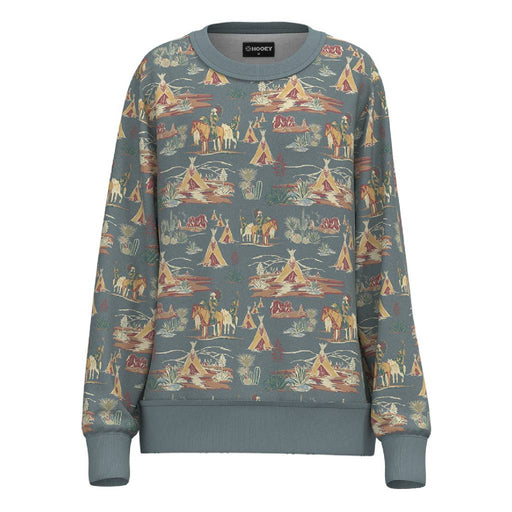 Hooey Girl's Stallion Crew Pullover KIDS - Girls - Clothing - Sweatshirts & Hoodies Hooey