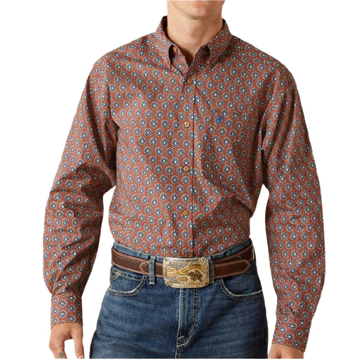 Ariat Men's Shaw Classic Aztec Print Button Down Shirt MEN - Clothing - Shirts - Long Sleeve Ariat Clothing