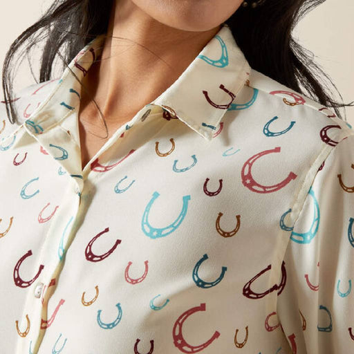 Ariat Women's Homestyle Western Luck Button Down Shirt WOMEN - Clothing - Tops - Long Sleeved Ariat Clothing