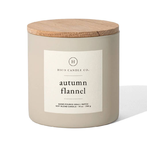 Hico Candle Co Autumn Flannel Candle HOME & GIFTS - Home Decor - Candles + Diffusers Hico Candle Co.
