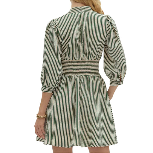 Striped Midi Dress WOMEN - Clothing - Dresses Entro