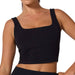 MPG Ribbed Crop Tank Top WOMEN - Clothing - Tops - Sleeveless MPG Sport